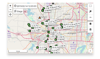 North Texas Live Stage Level Map